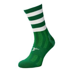 Precision Unisex Adults Pro Hooped Gaelic Mid Socks / Green/White
